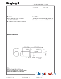 Datasheet W7113SURC/E manufacturer Kingbright