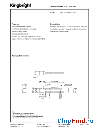 Datasheet W714ID manufacturer Kingbright