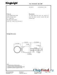 Datasheet W813SRC/F производства Kingbright