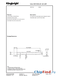 Datasheet W91A7GD manufacturer Kingbright