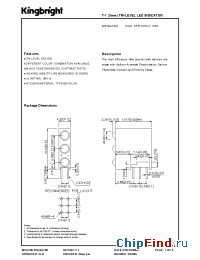 Datasheet W934RZ/3ID manufacturer Kingbright
