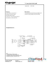 Datasheet W934SURC/E manufacturer Kingbright