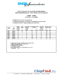 Datasheet LVA347A manufacturer Knox