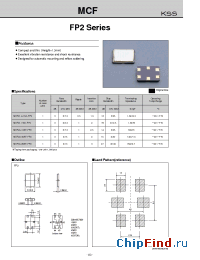 Datasheet MXF55-26AF-FP2 manufacturer Kyocera Kinseki