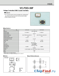 Datasheet VC-FXO-35FL manufacturer Kyocera Kinseki