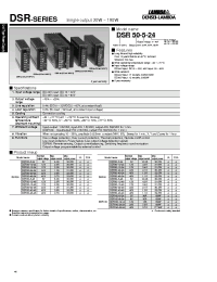 Datasheet DSR180-24-24 manufacturer Densei-Lambda