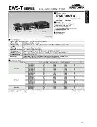 Datasheet EWS1500T-12 manufacturer Densei-Lambda