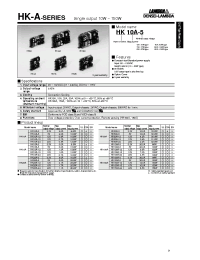 Datasheet HK100A-5 manufacturer Densei-Lambda