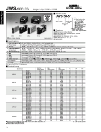 Datasheet JWS100-12 manufacturer Densei-Lambda