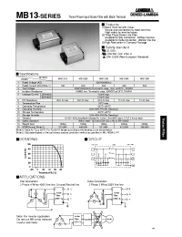 Datasheet MB1330 manufacturer Densei-Lambda