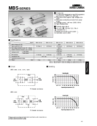 Datasheet MBS1205-22 manufacturer Densei-Lambda