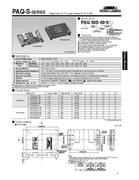 Datasheet PAQ50S48-1R8 manufacturer Densei-Lambda