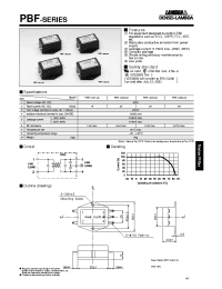 Datasheet PBF-1202-22 manufacturer Densei-Lambda