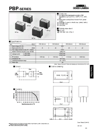 Datasheet PBP-3201 manufacturer Densei-Lambda