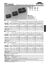 Datasheet PC1R5-12-12 manufacturer Densei-Lambda