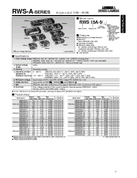 Datasheet RWS100A-12 manufacturer Densei-Lambda