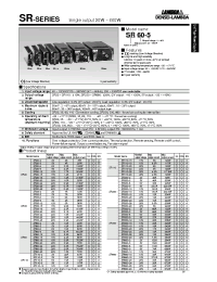 Datasheet SR110-18 производства Densei-Lambda