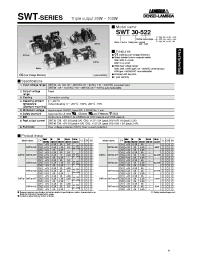 Datasheet SWT100-525 manufacturer Densei-Lambda