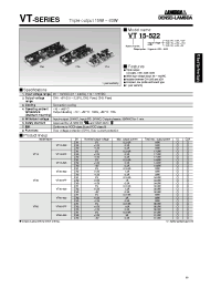 Datasheet VT15-5FF manufacturer Densei-Lambda