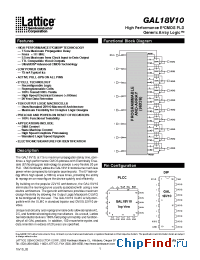 Datasheet GAL18V10B-15L производства Lattice