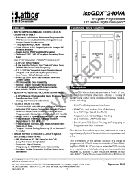 Datasheet ispGDX240VA-7B388I manufacturer Lattice