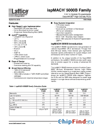 Datasheet LC5128B-5T128C manufacturer Lattice