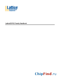 Datasheet LFECP40E-3F896I manufacturer Lattice