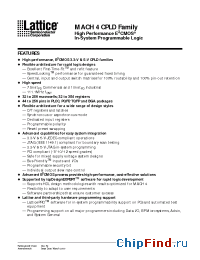 Datasheet M4-32/32-12JI manufacturer Lattice