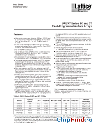 Datasheet OR3T1256BA352I-DB manufacturer Lattice