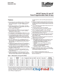 Datasheet OR3T556BA256-DB производства Lattice