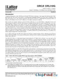 Datasheet ORLI10G-2BM680C manufacturer Lattice