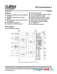 Datasheet PCI-T64-E2-N3 manufacturer Lattice