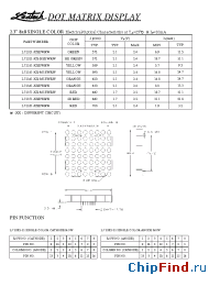 Datasheet LJ2331-11EWRW manufacturer Ledtech