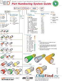 Datasheet BF200CO3K-28V-AC manufacturer LEDtronics