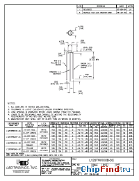 Datasheet L120TWRG5B-3C manufacturer LEDtronics