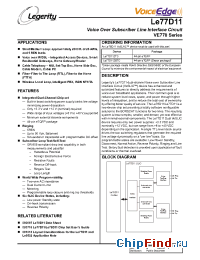 Datasheet Le77D112 manufacturer Legerity