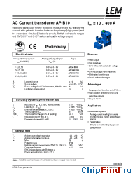 Datasheet AP200-B10 manufacturer LEM