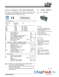 Datasheet HAZ4000-SRI производства LEM