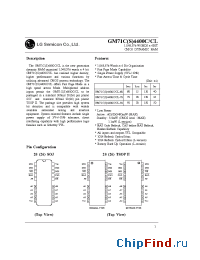 Datasheet GM71C4400C-80 manufacturer LG