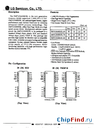 Datasheet GM71C4400ELT-70 manufacturer LG