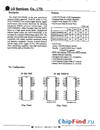 Datasheet GM71C4403ELT-80 manufacturer LG