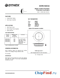 Datasheet DCR2150C42 manufacturer Linear IS