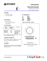Datasheet DCR2220Y65 manufacturer Linear IS
