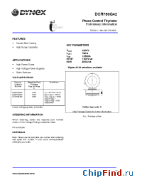 Datasheet DCR780G42 manufacturer Linear IS