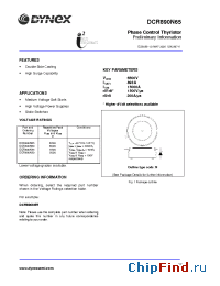 Datasheet DCR890N65 manufacturer Linear IS