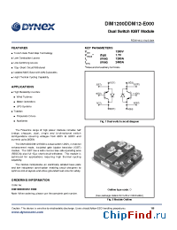 Datasheet DIM1200DDM12-E manufacturer Linear IS