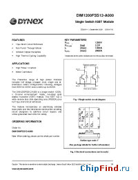 Datasheet DIM1200FSS12-A manufacturer Linear IS