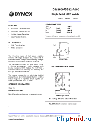Datasheet DIM1600FSS12-A manufacturer Linear IS