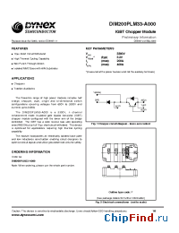 Datasheet DIM200PLM33-A производства Linear IS