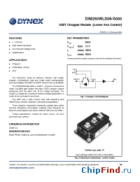 Datasheet DIM250WLS06-S manufacturer Linear IS